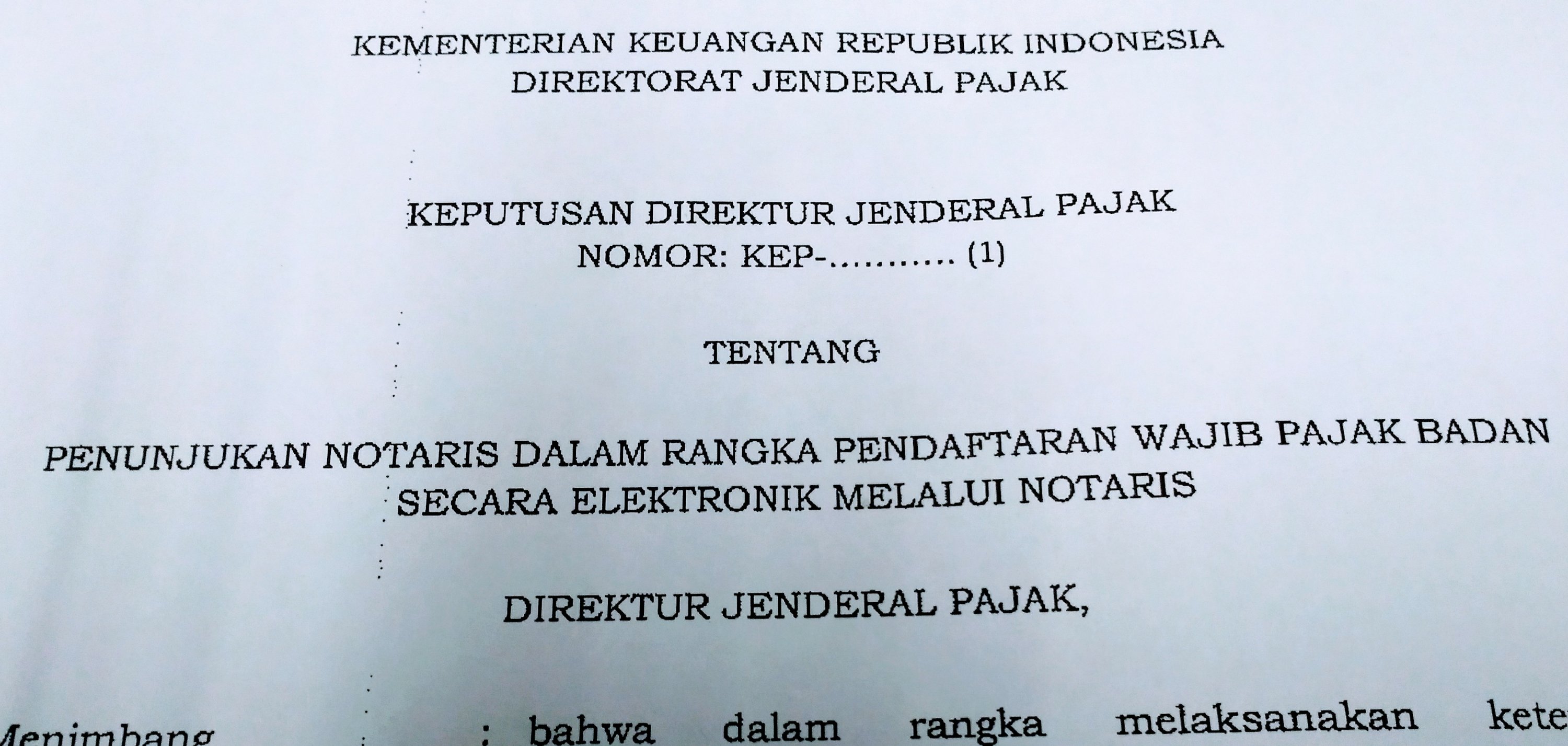 Detail Contoh Surat Penunjukan Pengurus Efin Nomer 43