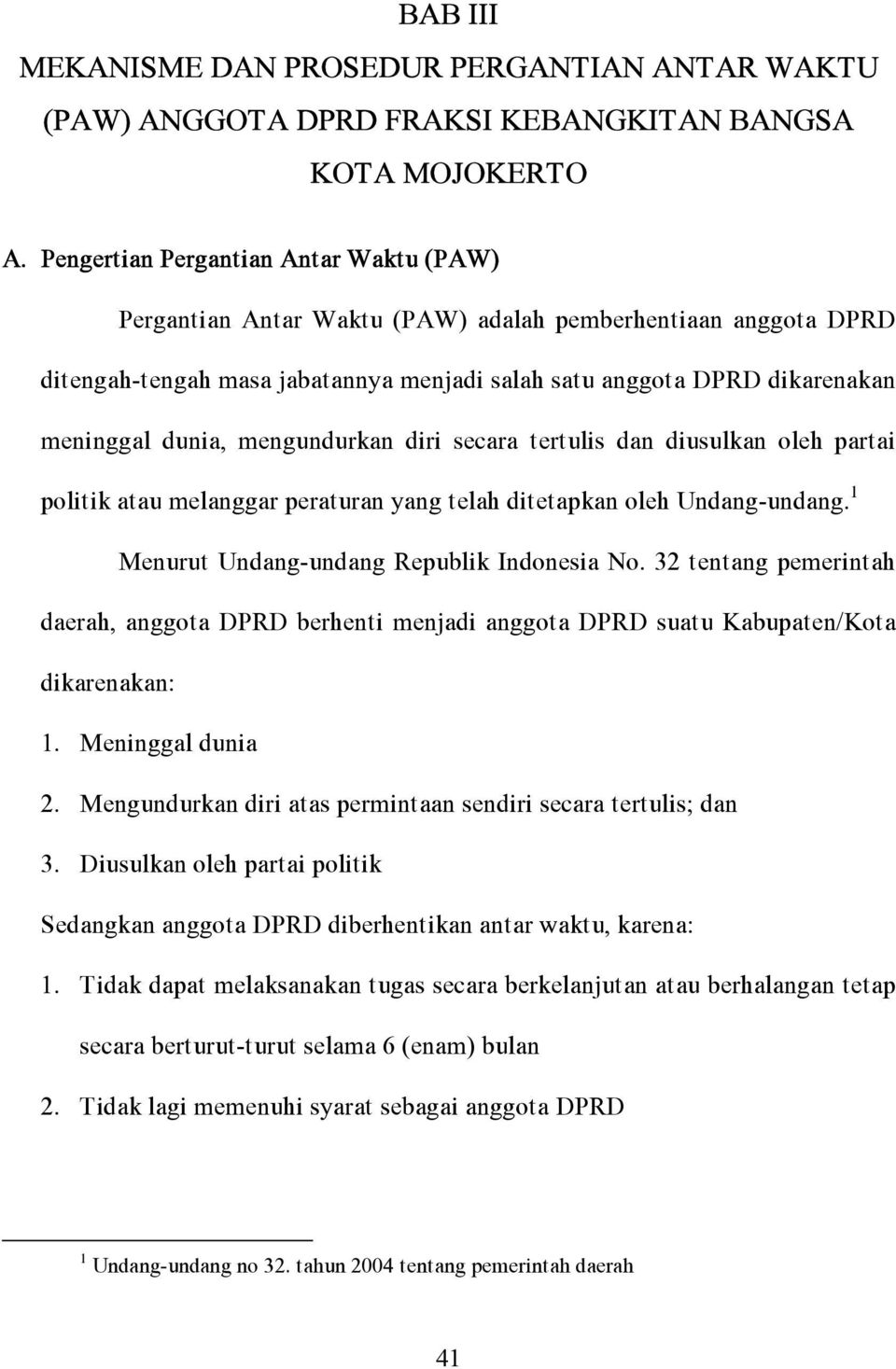 Detail Contoh Surat Pergantian Antar Waktu Nomer 15