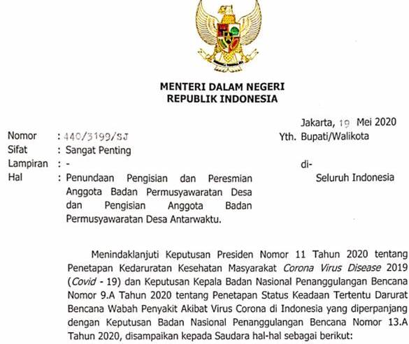 Detail Contoh Surat Pergantian Antar Waktu Nomer 17