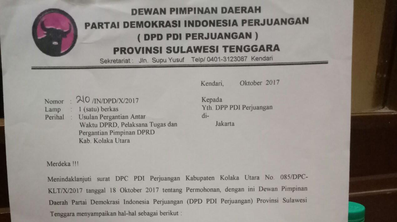 Detail Contoh Surat Pergantian Antar Waktu Nomer 21