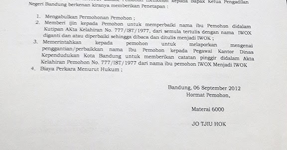 Detail Contoh Surat Pergantian Ketua Rt Nomer 33