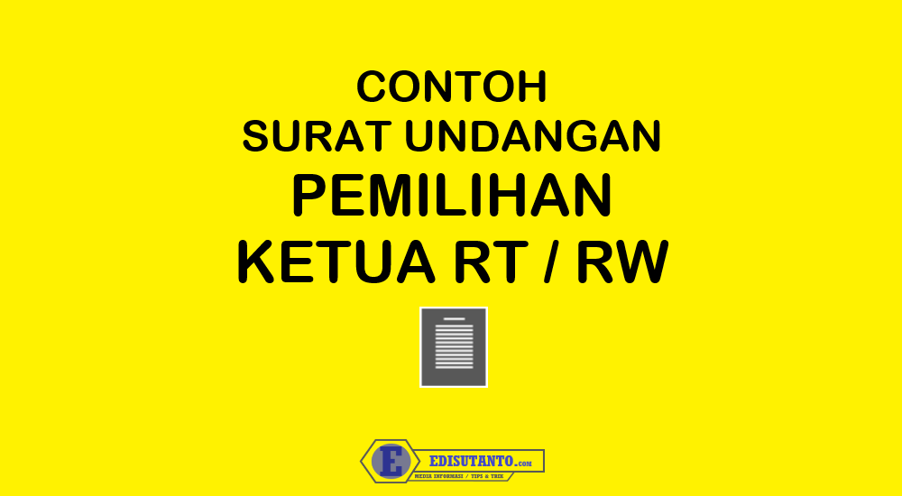 Detail Contoh Surat Pergantian Ketua Rt Nomer 48