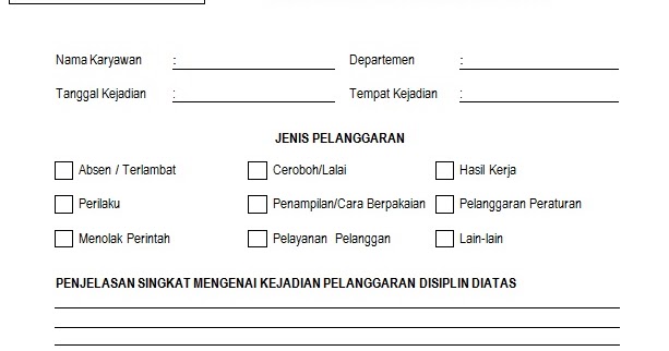 Detail Contoh Surat Peringatan Doc Nomer 44