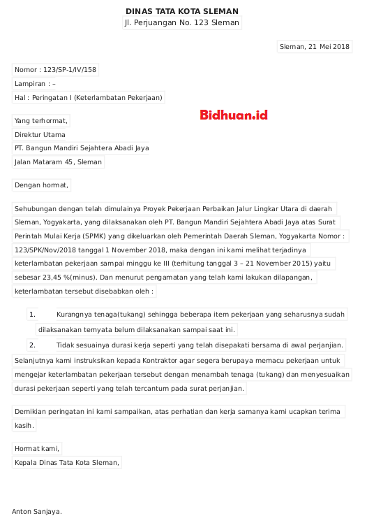 Detail Contoh Surat Peringatan Ke 2 Nomer 29