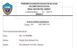 Detail Contoh Surat Perintah Kerja Bangunan Nomer 21