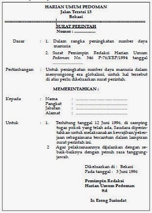 Detail Contoh Surat Perintah Pembayaran Nomer 16