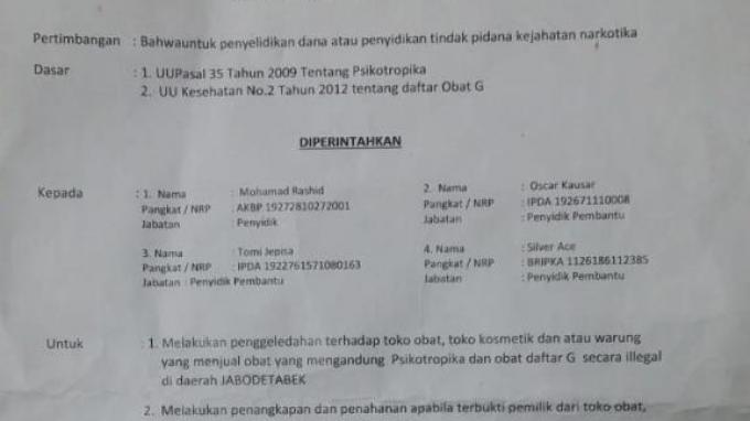 Detail Contoh Surat Perintah Penahanan Nomer 33