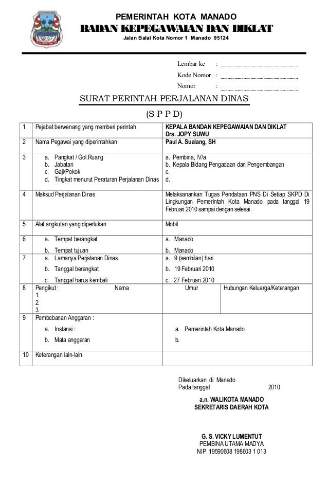 Detail Contoh Surat Perjalanan Nomer 11