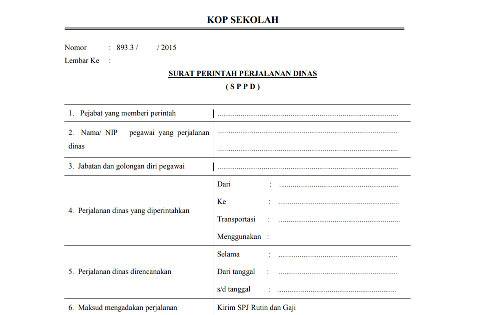 Detail Contoh Surat Perjalanan Nomer 30