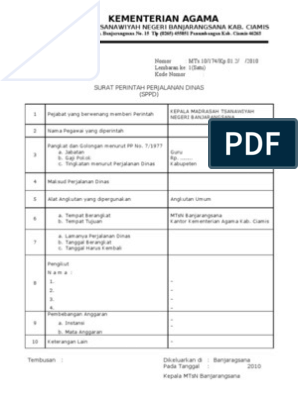 Detail Contoh Surat Perjalanan Bisnis Nomer 18