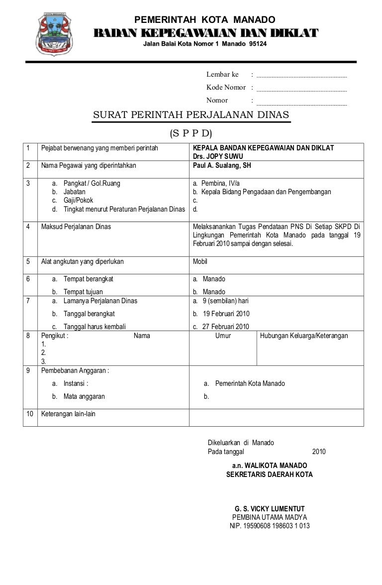 Detail Contoh Surat Perjalanan Dinas Perusahaan Nomer 19