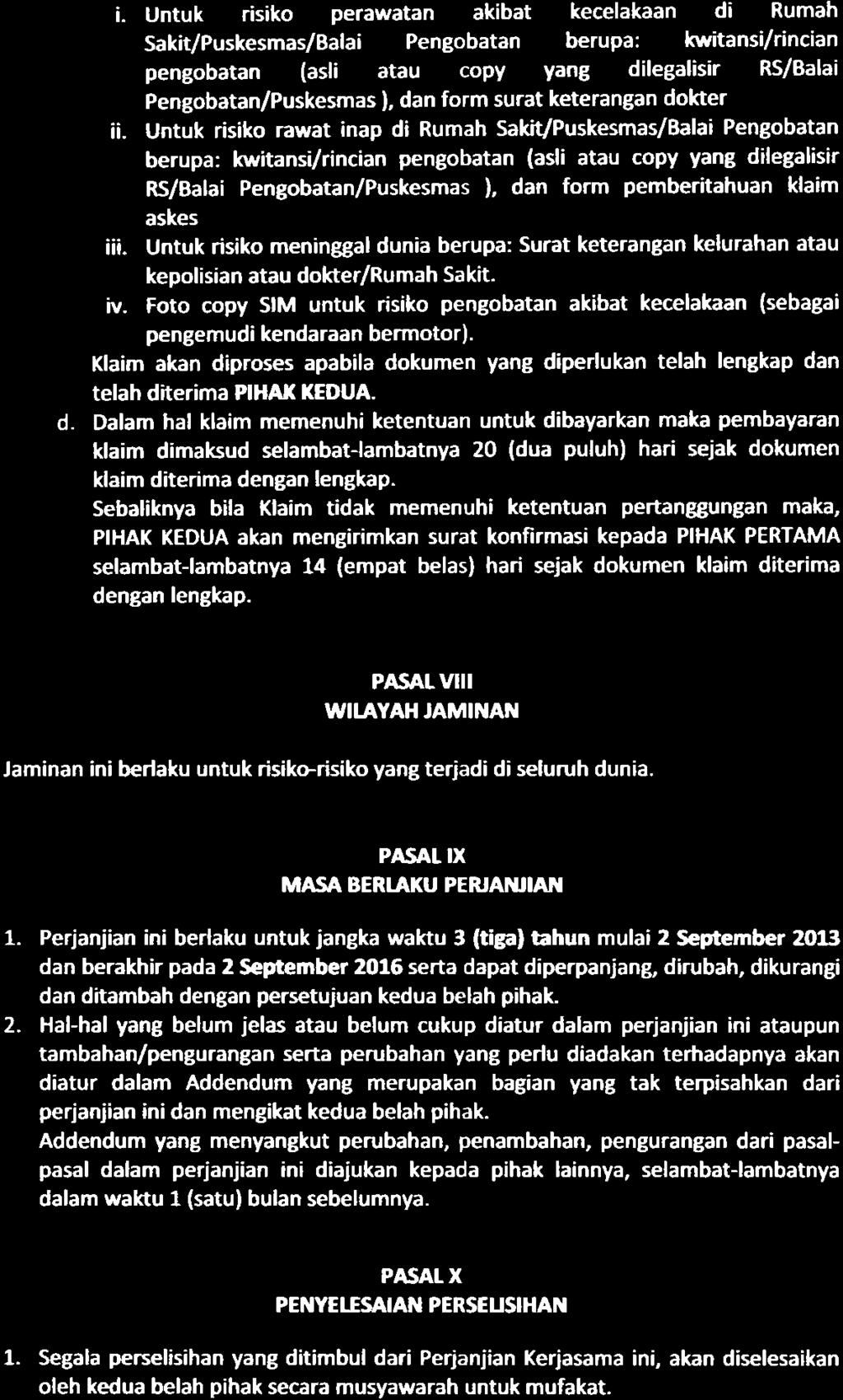 Detail Contoh Surat Perjanjian Asuransi Syariah Nomer 35