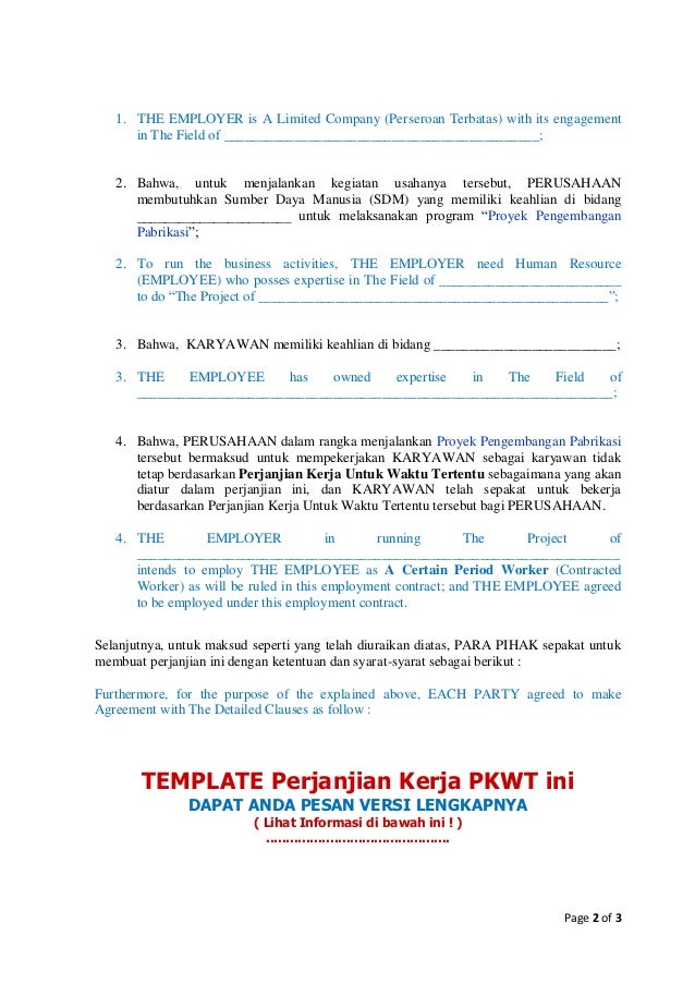 Detail Contoh Surat Perjanjian Bahasa Inggris Nomer 10