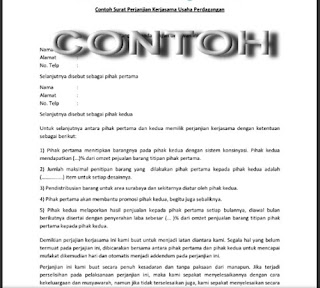 Detail Contoh Surat Perjanjian Endorse Nomer 14