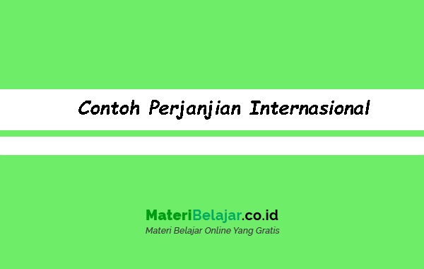 Detail Contoh Surat Perjanjian Internasional Nomer 19