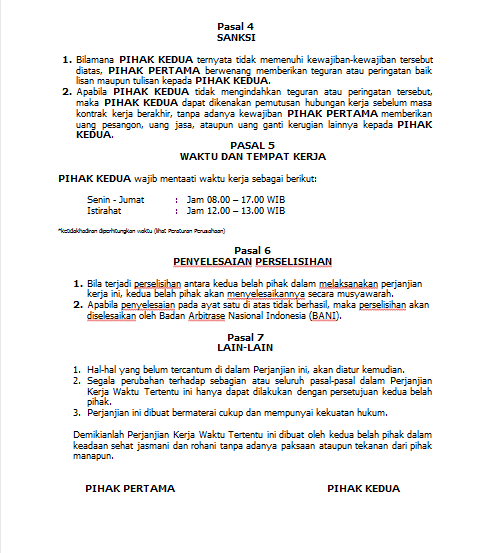 Detail Contoh Surat Perjanjian Jasa Catering Nomer 47