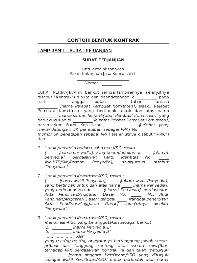 Detail Contoh Surat Perjanjian Kerjasama Konsultan Keuangan Nomer 22