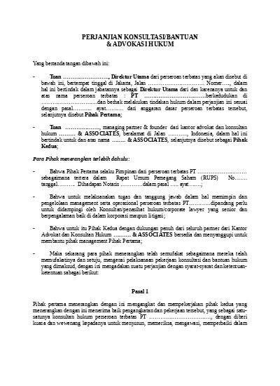 Detail Contoh Surat Perjanjian Kerjasama Konsultan Keuangan Nomer 37