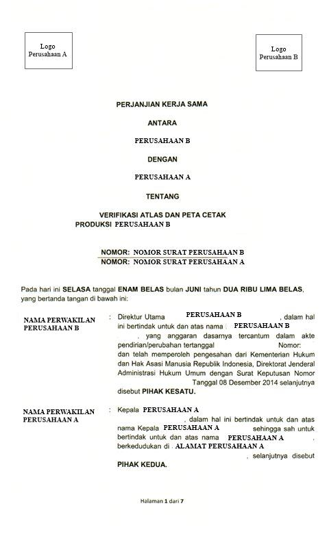 Detail Contoh Surat Perjanjian Modal Usaha Nomer 40