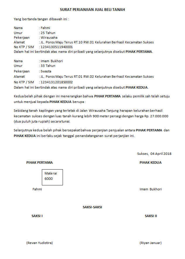 Detail Contoh Surat Perjanjian Over Kredit Motor Dibawah Tangan Nomer 47