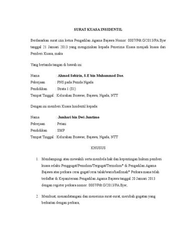 Detail Contoh Surat Perjanjian Pengembalian Uang Nomer 43