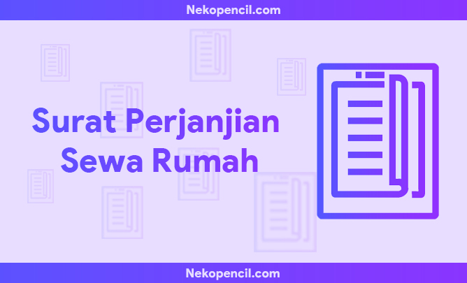 Detail Contoh Surat Perjanjian Penyewaan Rumah Nomer 30