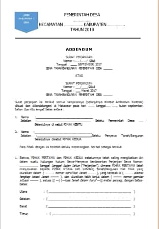 Detail Contoh Surat Perjanjian Pinjam Pakai Aset Daerah Nomer 8