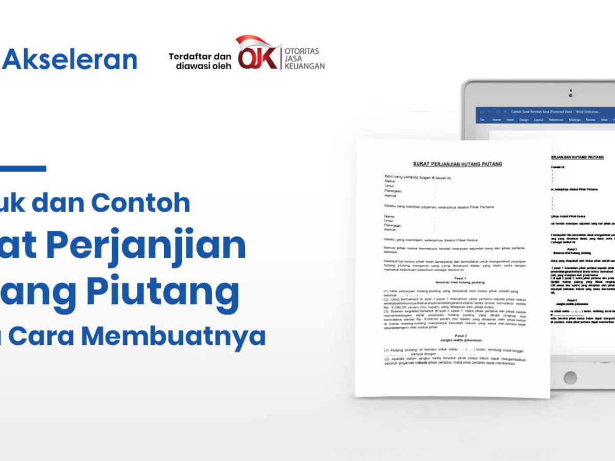 Detail Contoh Surat Perjanjian Pinjaman Modal Nomer 42