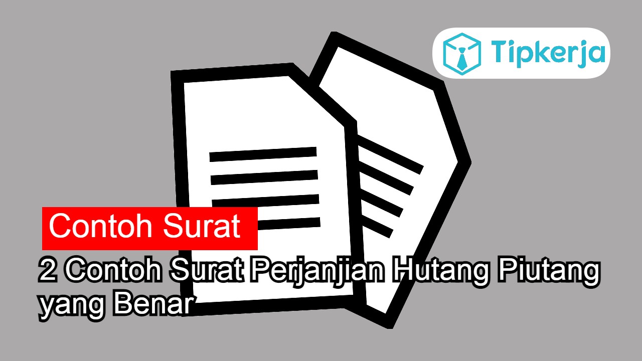 Detail Contoh Surat Perjanjian Pinjaman Uang Pribadi Nomer 50