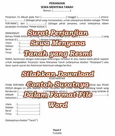 Detail Contoh Surat Perjanjian Sewa Menyewa Nomer 27