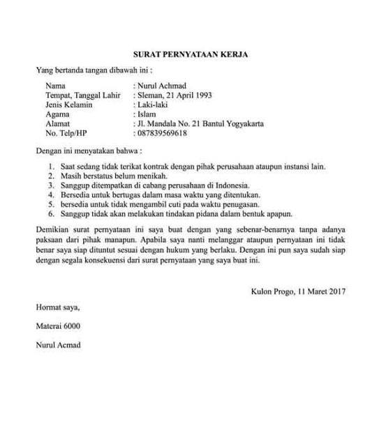 Detail Contoh Surat Perjanjian Siswa Nomer 41