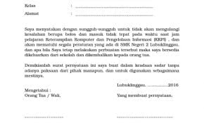 Detail Contoh Surat Perjanjian Tidak Mengulangi Kesalahan Nomer 34