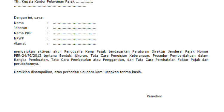 Detail Contoh Surat Permintaan Data Ke Kantor Pajak Nomer 22