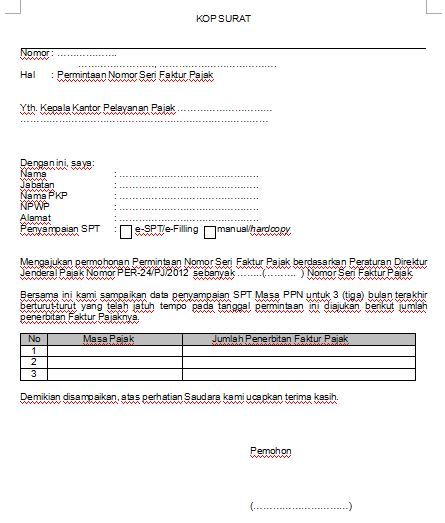 Detail Contoh Surat Permintaan Data Ke Kantor Pajak Nomer 34