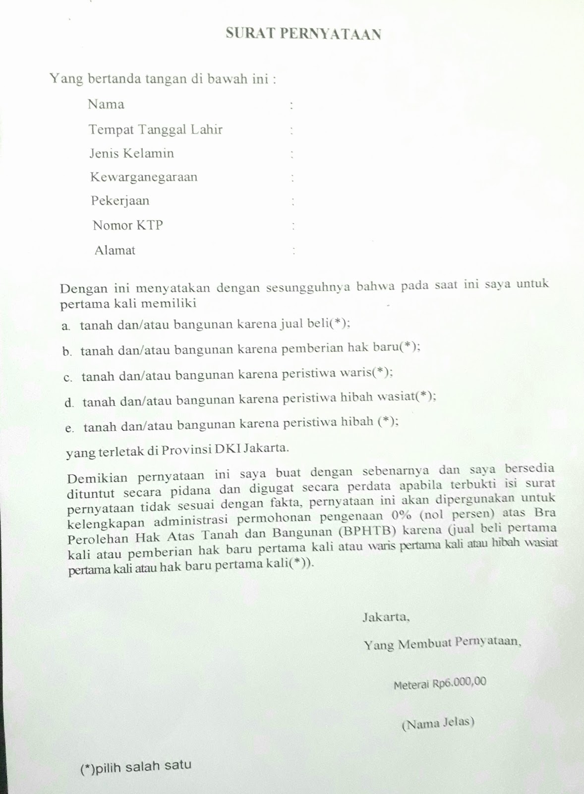 Detail Contoh Surat Permintaan Keterangan Nomer 19