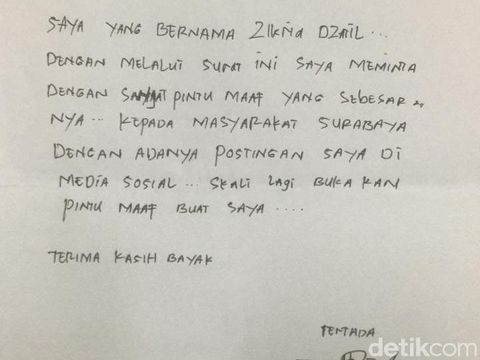 Detail Contoh Surat Permintaan Maaf Nomer 13
