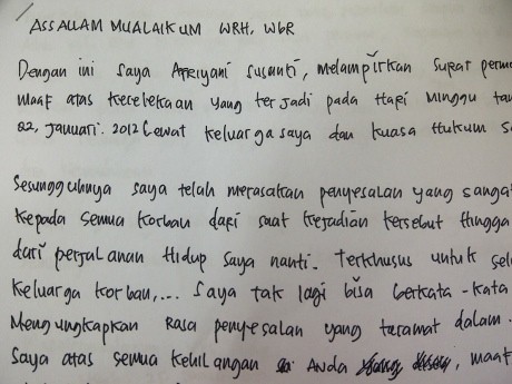 Detail Contoh Surat Permintaan Maaf Nomer 22