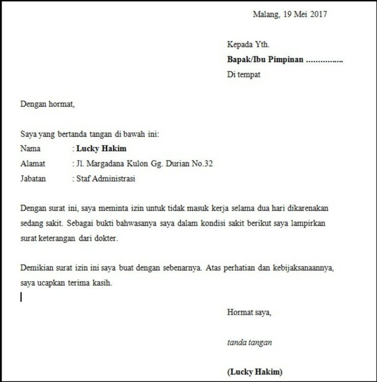Detail Contoh Surat Permintaan Maaf Nomer 23