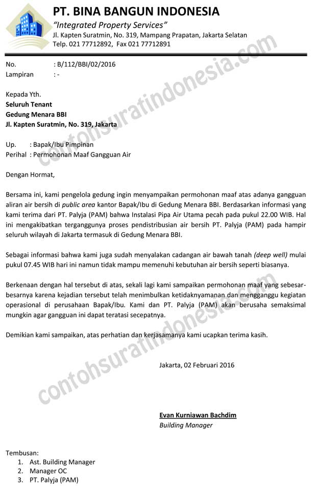 Detail Contoh Surat Permintaan Maaf Nomer 24