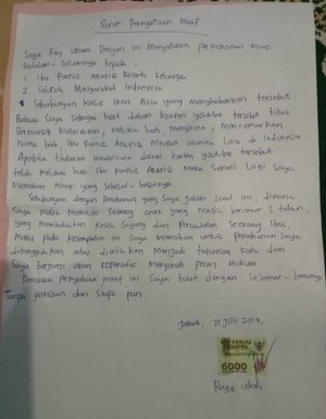 Detail Contoh Surat Permintaan Maaf Nomer 31