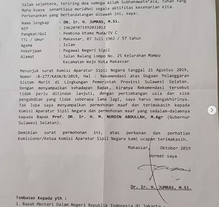 Detail Contoh Surat Permintaan Maaf Nomer 32