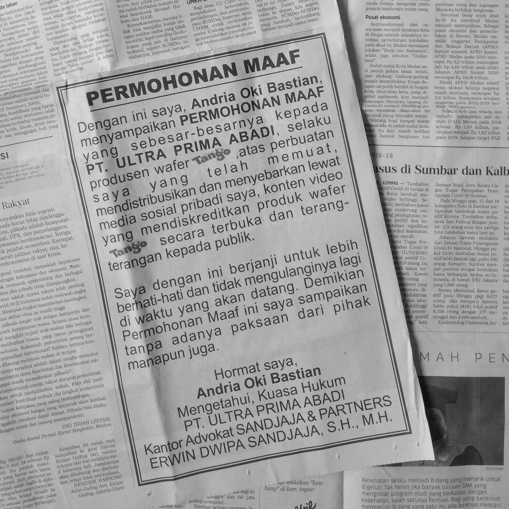 Detail Contoh Surat Permintaan Maaf Nomer 44