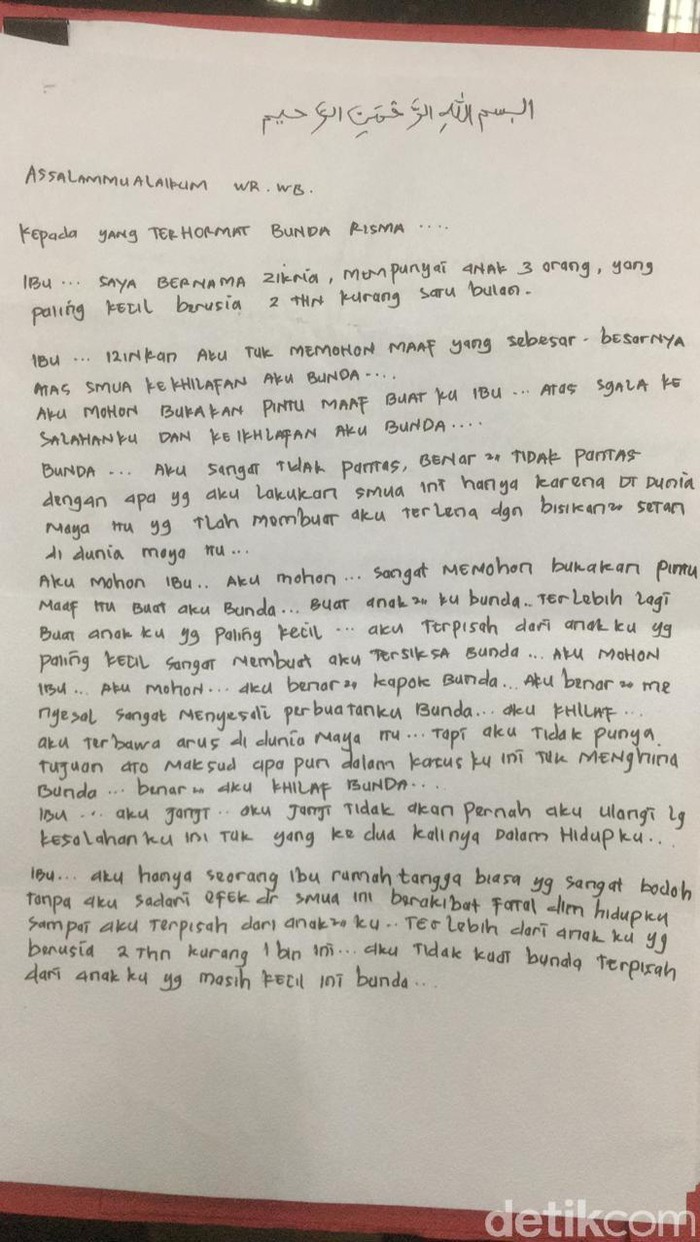 Detail Contoh Surat Permintaan Maaf Nomer 48