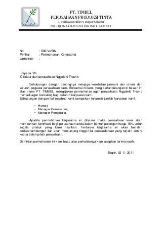 Detail Contoh Surat Permintaan Pegawai Nomer 46