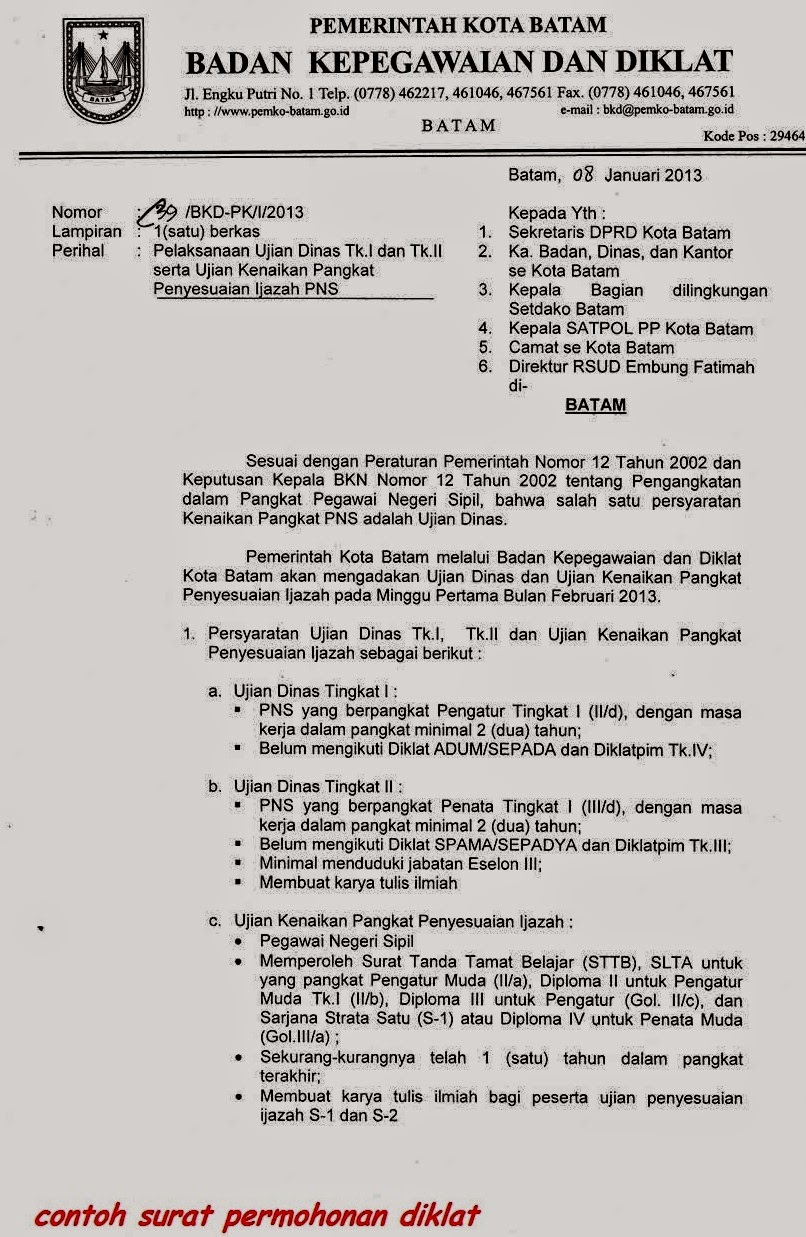 Detail Contoh Surat Permintaan Pegawai Ke Bkd Nomer 27