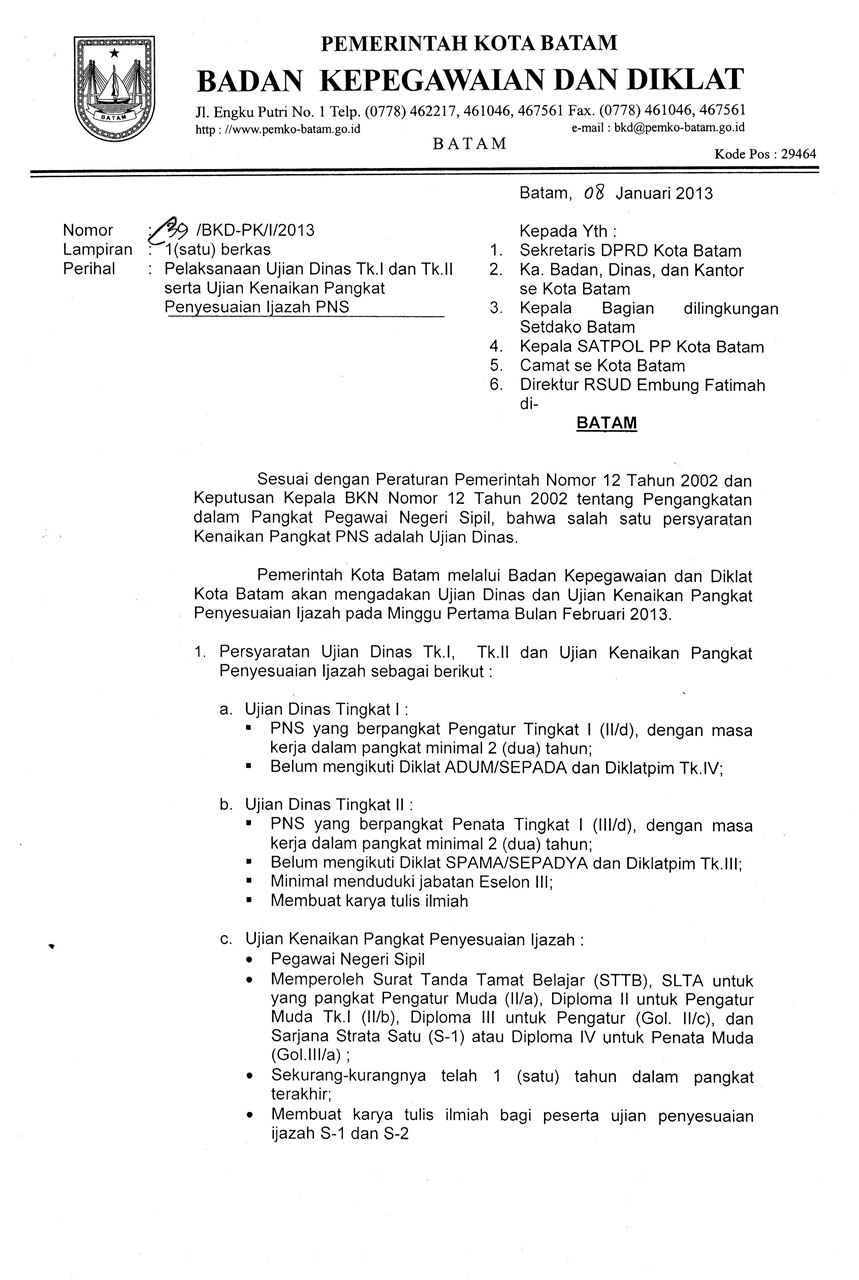 Detail Contoh Surat Permintaan Pegawai Ke Bkd Nomer 40