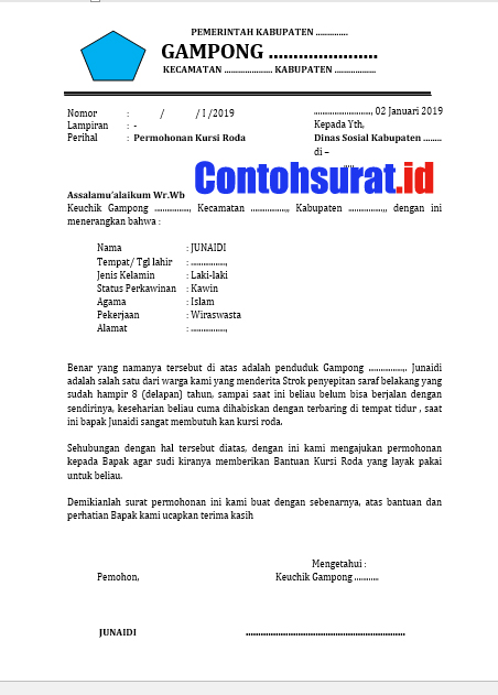 Detail Contoh Surat Permintaan Sumbangan Nomer 37