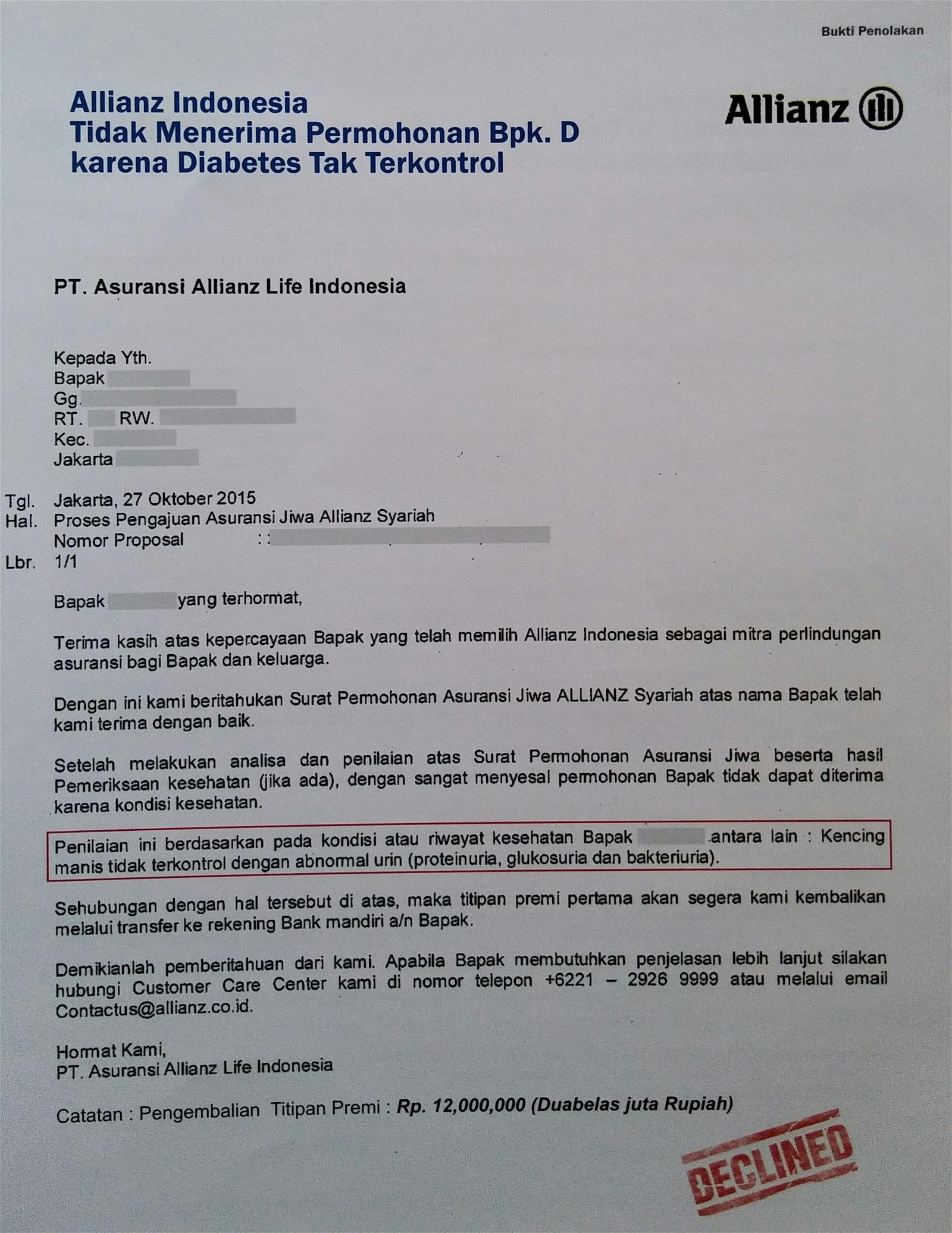 Detail Contoh Surat Permohonan Asuransi Koleksi Nomer 17