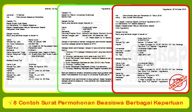 Detail Contoh Surat Permohonan Beasiswa Kepada Gubernur Nomer 54