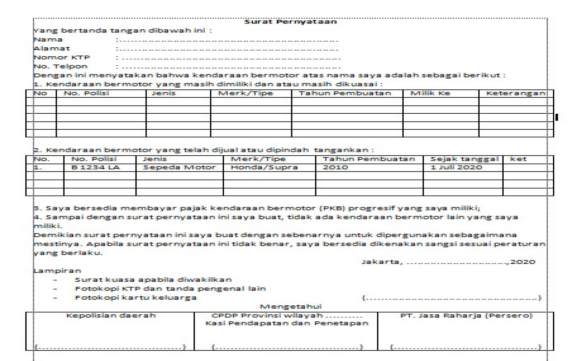 Detail Contoh Surat Permohonan Blokir Stnk Nomer 25